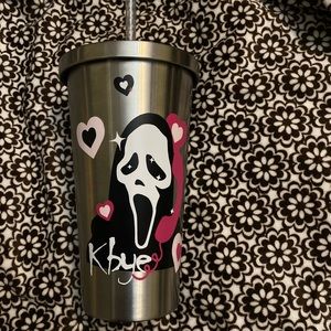 Ghostface stainless steel tumbler cup SOLD